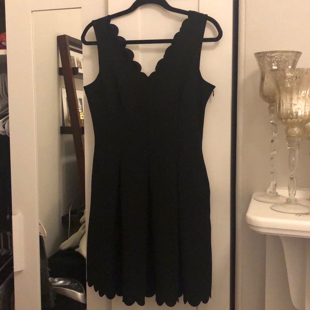 Banana Republic Black pleated dress